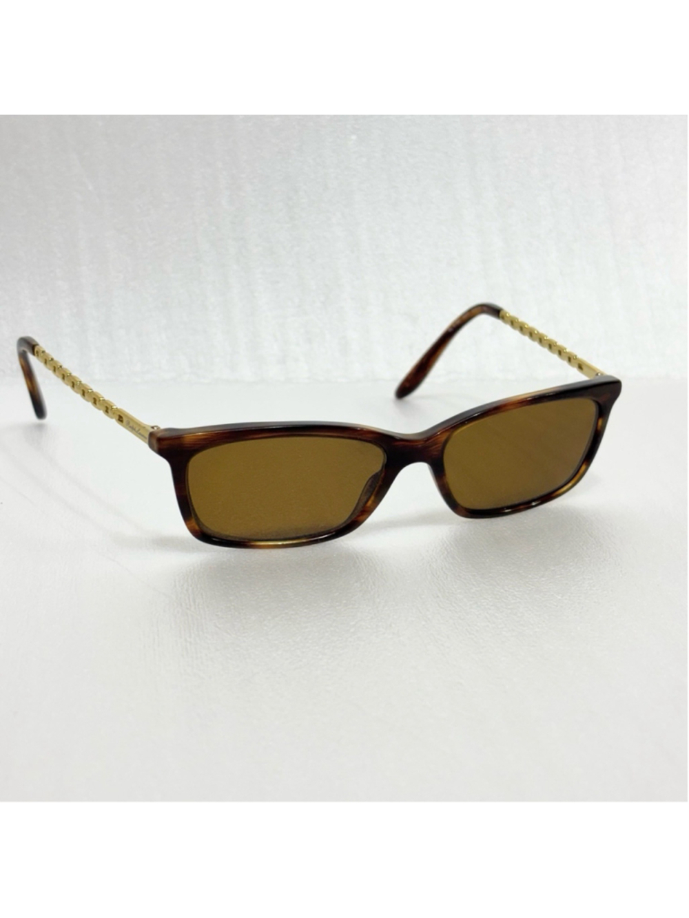 Ralph Lauren RL 6198 5007 Gold & Tortoise Rectangle Sunglasses Brown Lens 53-15